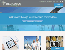 Tablet Screenshot of decadian.com